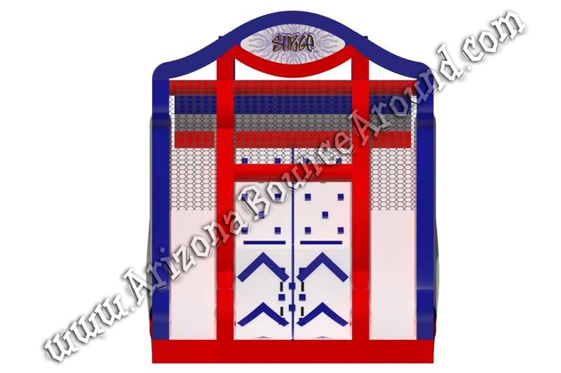 Ninja Warrior Warped Wall Game Rental Phoenix - Ninja Warrior Game Rentals - AZ, CO, NV, NM, CA